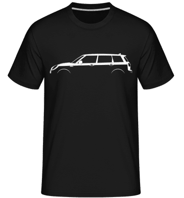 'Mini Cooper Clubman (F54)' Silhouette -  T-Shirt Shirtinator homme - Noir - Devant