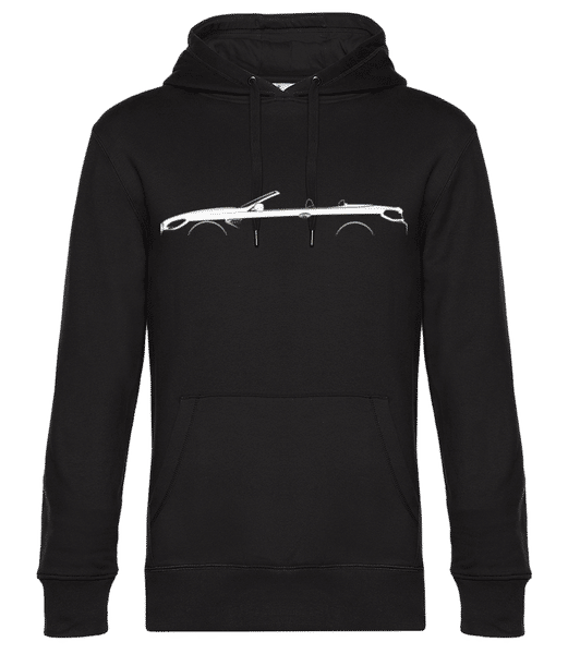 Aperçu: 'BMW M6 Cabrio (F12)' Silhouette - Sweat à capuche premium Unisexe - Noir - Devant