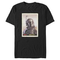 Star Wars - The Mandalorian - Boba Fett Fett Card - Hombres Camiseta - Negro - delante