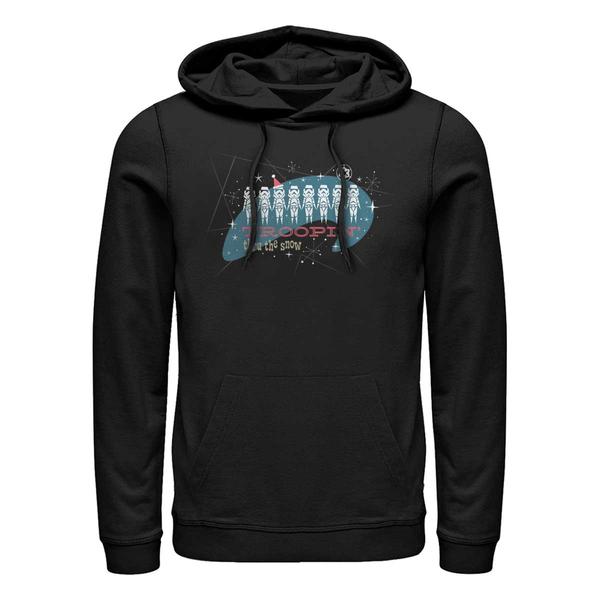 Aperçu: Star Wars - Stormtrooper Troopin Thru the Snow - Christmas - Unisex Sweat à capuche - Noir - Devant