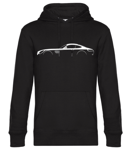Aperçu: 'Mercedes GT S C190' Silhouette - Sweat à capuche premium Unisexe - Noir - Devant