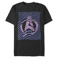 Marvel - Avengers - Group Shot Wavy Avengers Icon - Men's T-Shirt - Black - Front