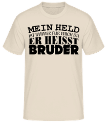Mein Held Ist Mein Bruder · Männer Basic T-Shirt