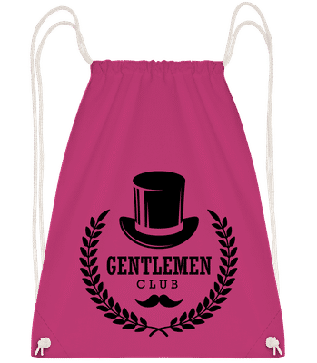 Gentlemen Club - Turnbeutel - Magenta - Vorn