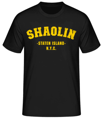 Staten Island Shaolin - Männer T-Shirt B&C - Schwarz - Vorne