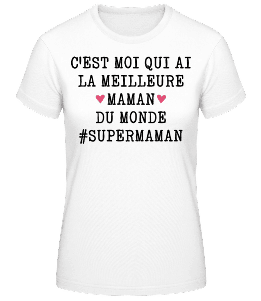 Aperçu: Supermaman - T-shirt standard Femme - Blanc - Devant