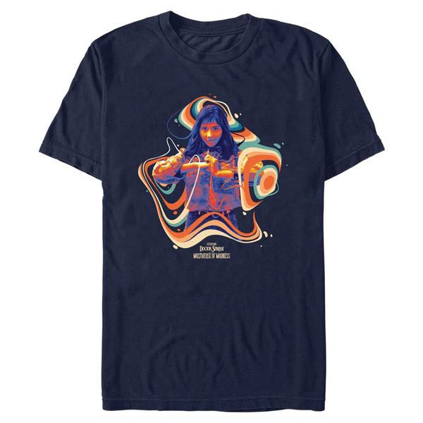 Aperçu: Marvel - Doctor Strange - America Chavez Chavez Groove - Homme T-shirt - Bleu marine - Devant