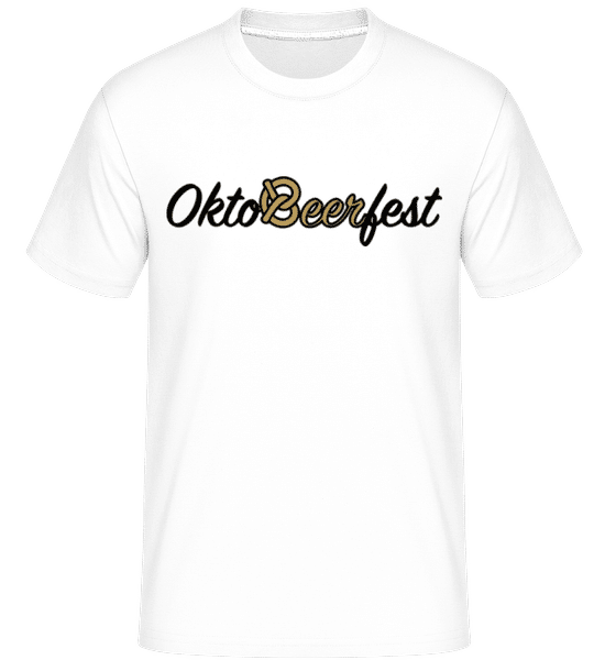 Aperçu: Oktobeerfest -  T-Shirt Shirtinator homme - Blanc - Devant