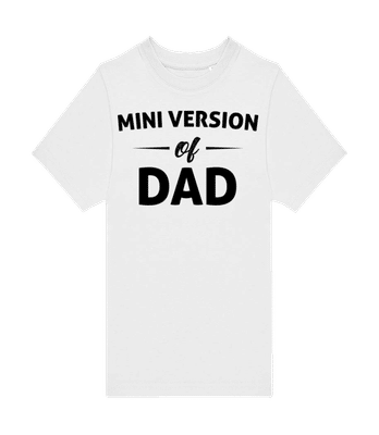 Mini Version Of Dad - T-shirt homme B&C - Blanc - Devant