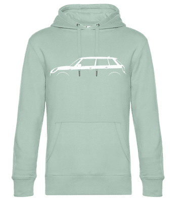 'Mini Cooper 5-Door (F56)' Silhouette - Sweat à capuche standard homme - Menthe verte - Devant