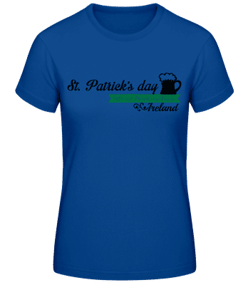 St. Patrick's Day Logo - Women's Basic T-Shirt - Royal blue - Front