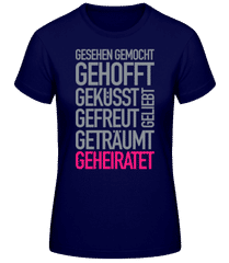 Geheiratet Quote · Frauen Basic T-Shirt