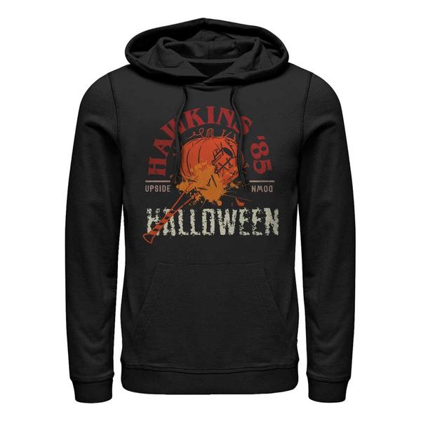 Aperçu: Netflix - Stranger Things - Text Halloween '85 - Halloween - Unisex Sweat à capuche - Noir - Devant