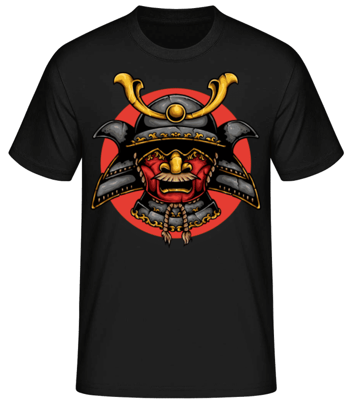 Vista previa: Bushido Spirit - Camiseta básica para hombre - Negro - delante