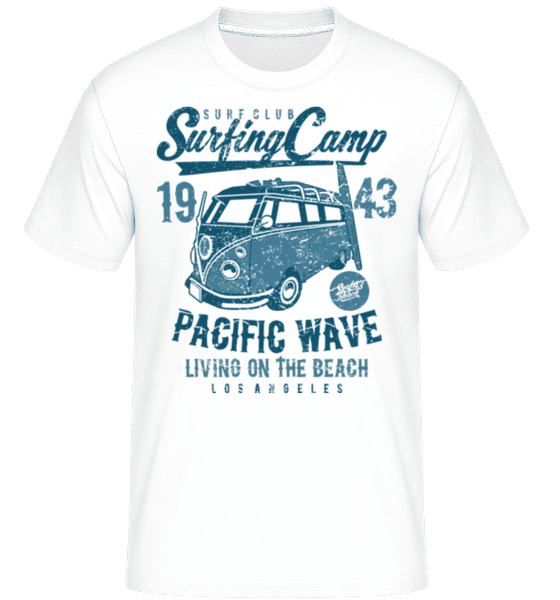 Preview: Surfing Camp -  Shirtinator Men's T-Shirt - White - Front