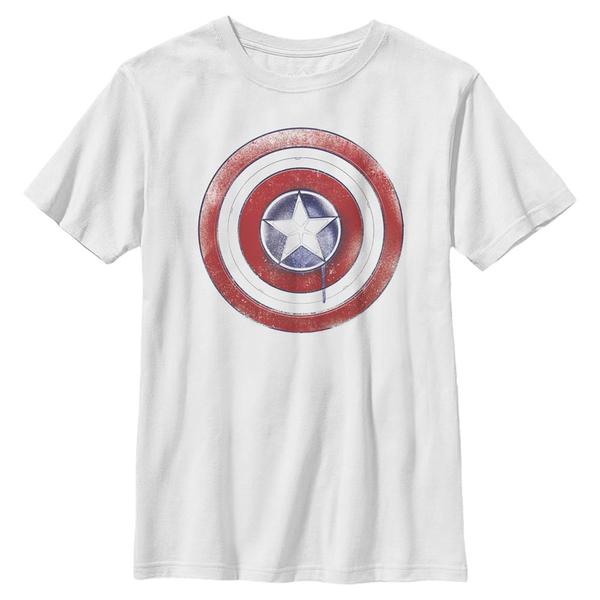 Aperçu: Marvel - Falcon et le soldat de l'hiver - Logo Paint Shield - Enfant T-shirt - Blanc - Devant