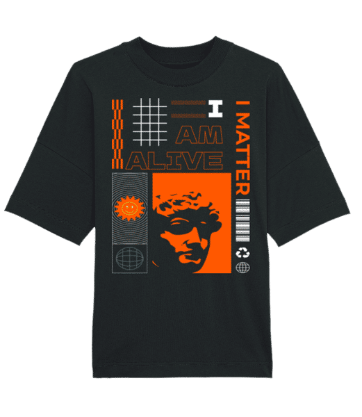 Aperçu: I Am Alive - T-shirt Bio unisexe Stanley Stella extra large - Noir - Devant