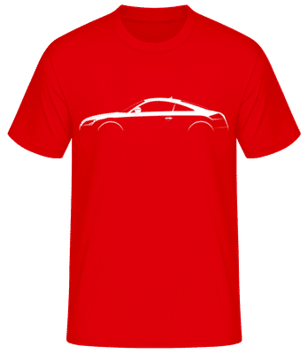 'Audi TT 2006' Silhouette - T-shirt standard Homme - Rouge - Devant