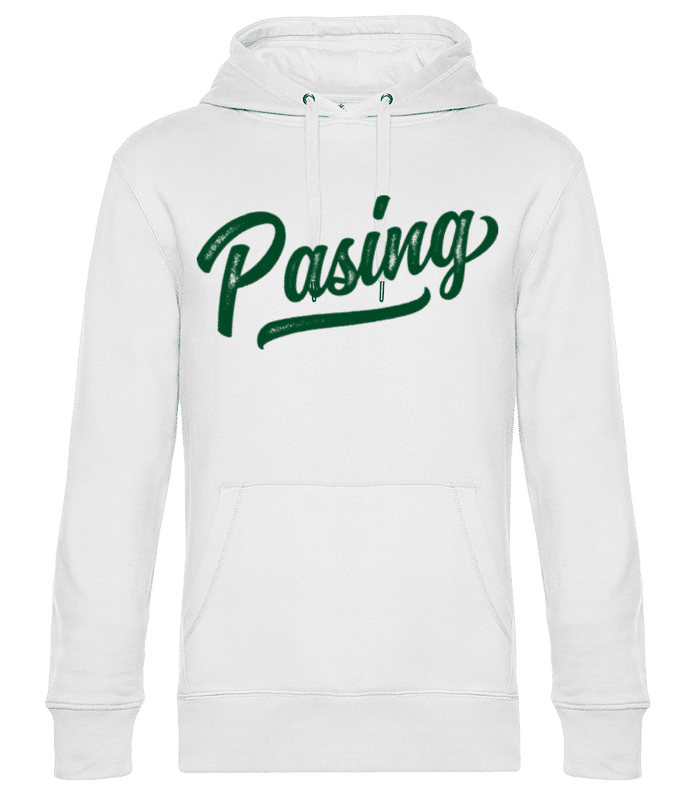 Vorschau: Pasing Swoosh - Unisex Premium Hoodie - Weiß - Vorne