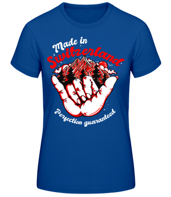 Made In Switzerland - Women's Basic T-Shirt - Royal blue - Front