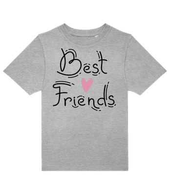 Best Friends - T-shirt enfants B&C - Gris chiné - Devant