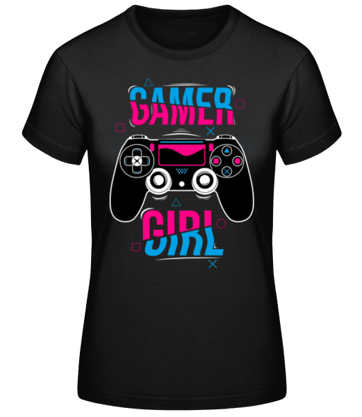 Aperçu: Gamer Girl - T-shirt standard Femme - Noir - Devant