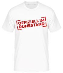 Offiziell im Ruhestand · Männer T-Shirt B&C