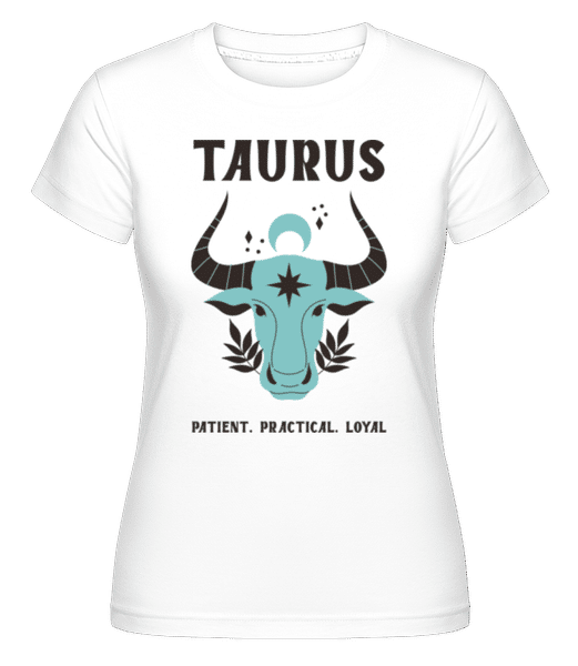 Aperçu: Taurus - T-shirt Shirtinator femme - Blanc - Devant