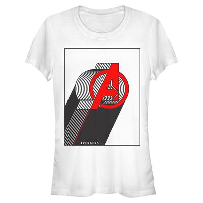 Marvel - Logo Layered Avengers - Women's T-Shirt - White - Front