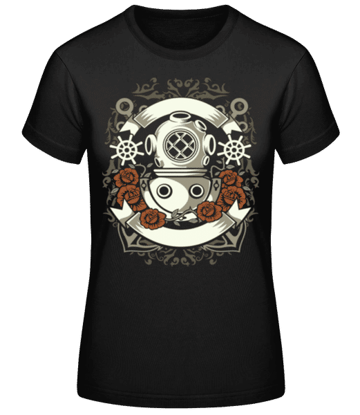 Aperçu: Diver - T-shirt standard Femme - Noir - Devant