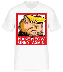 Make Meow Great Again · Männer Basic T-Shirt
