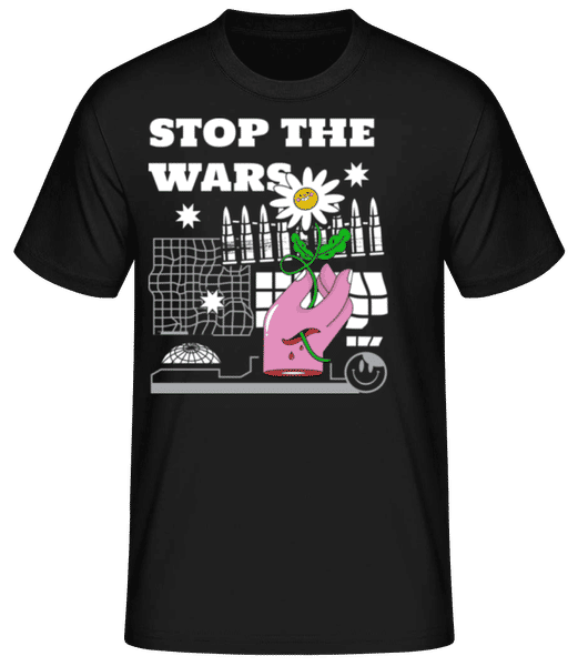Aperçu: Stop War - T-shirt standard Homme - Noir - Devant