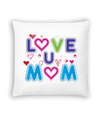 Mom Love - Cushion - White - Front