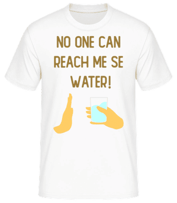 No One Can Reach Me Se Water - Männer Basic T-Shirt - Weiß - Vorne