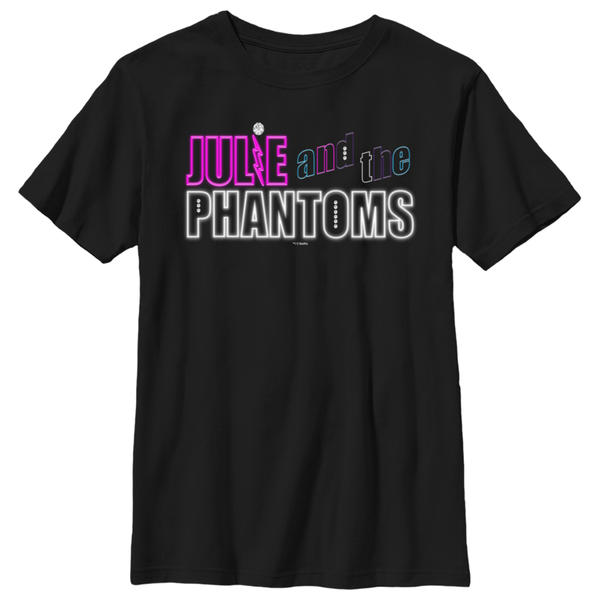 Aperçu: Netflix - Julie And The Phantoms - Logo Julie Diamond - Enfant T-shirt - Noir - Devant
