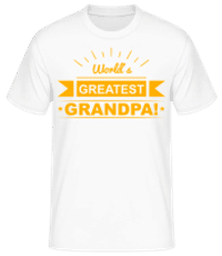 World's Greatest Grandpa - T-shirt standard Homme - Blanc - Devant