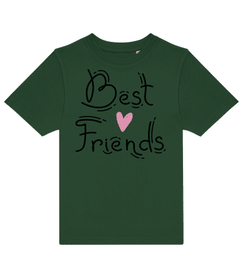 Best Friends - Kids B&C T-Shirt - Bottle green - Front