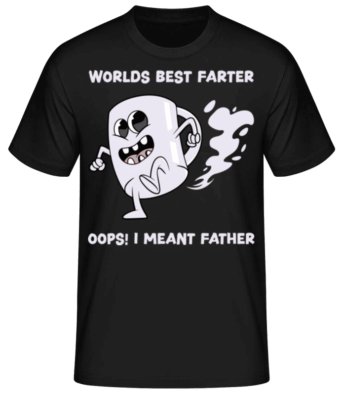 Preview: Worlds Best Farter - Men's Basic T-Shirt - Black - Front