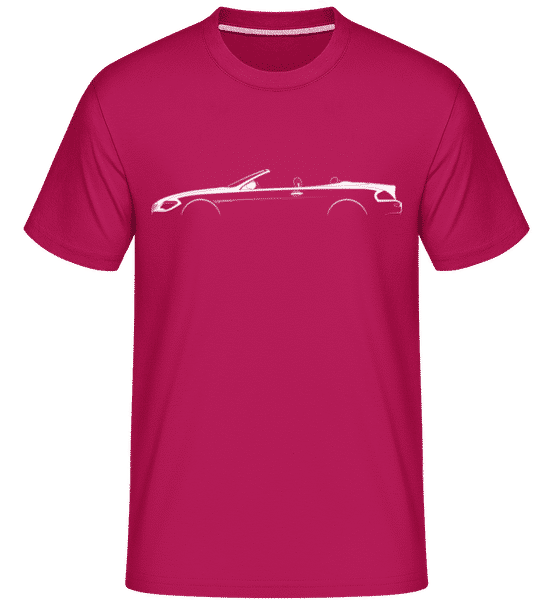Preview: 'BMW M6 Cabrio (E63)' Silhouette - Shirtinator Men's T-Shirt - Magenta - Front