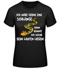 Beim Laufen Liegen · Frauen T-Shirt B&C