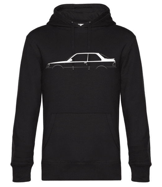 Aperçu: 'Peugeot 309 GTi' Silhouette - Sweat à capuche premium Unisexe - Noir - Devant