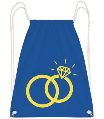Eheringe - Turnbeutel - Royalblau - Vorn