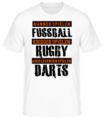 Legenden Spielen Darts · Männer T-Shirt B&C