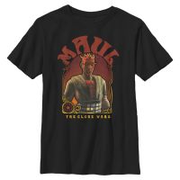 Star Wars - Klonové vojny - Darth Maul Maul Nouveau - Detské Tričko - Čierna - Predné