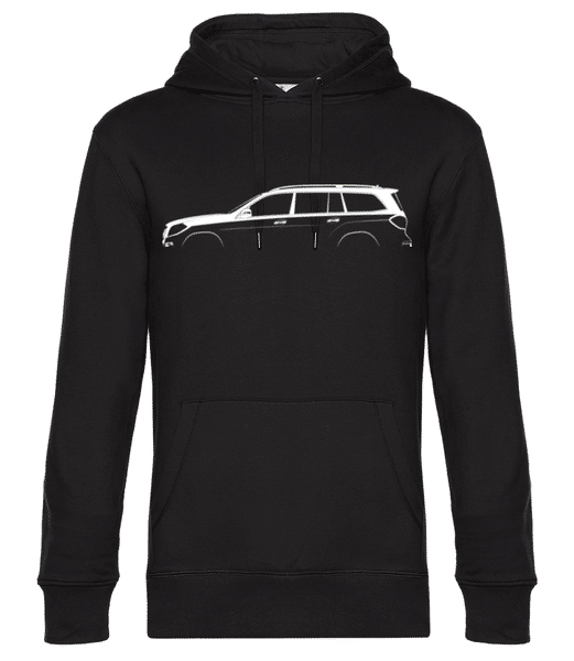 Preview: 'Mercedes-Benz GL X166' Silhouette - Men’s Standard Hoodie - Black - Front