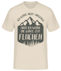 Ich Werde Nicht Aufgeben - Männer Basic T-Shirt - Creme - Vorne