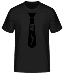 Krawatte JGA Stripperin 3 · Männer Basic T-Shirt