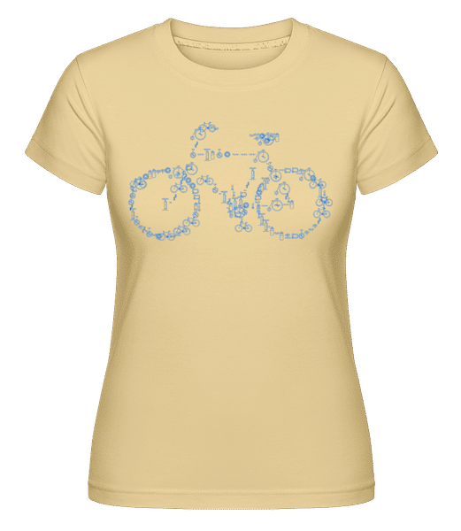 Preview: Bicycle From Bicycles -  Shirtinator Women's T-Shirt - Yellow - Front