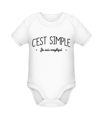 C'est Simple, Je Suis Compliqué · Body manches courtes bio