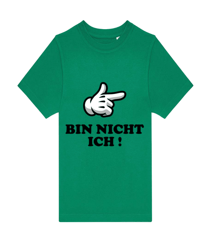 Vorschau: Bin Nicht Ich - Kinder T-Shirt B&C - Irischgrün - Vorne